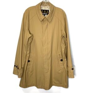 Barbour Tan Trench Coat